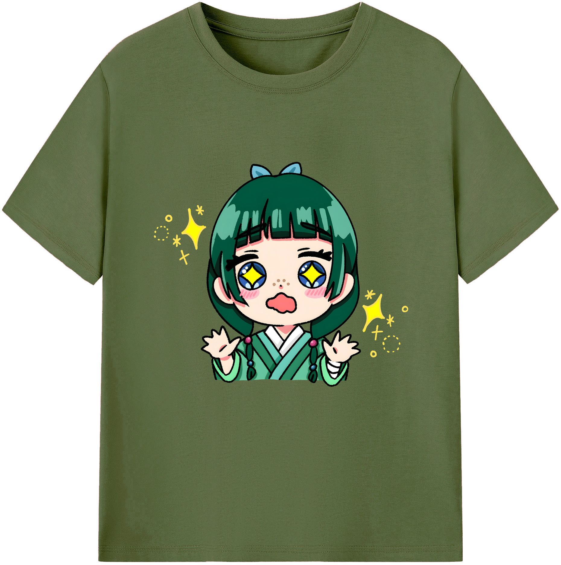（画像用） 薬屋のひとりごと The Apothecary Diaries 綿100％半袖Tシャツ（フロントプリント）